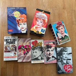 vintage i love lucy vhs lot